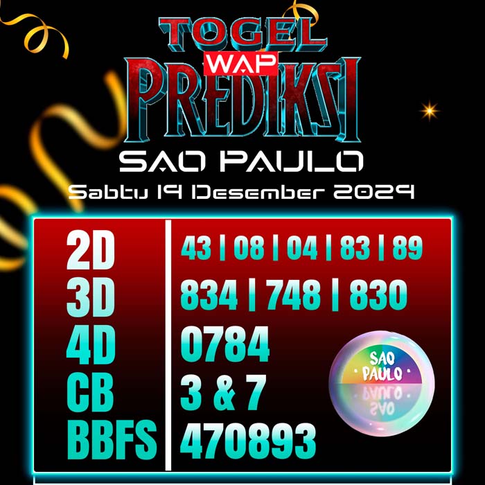 PREDIKSI TOGEL SAO PAULO