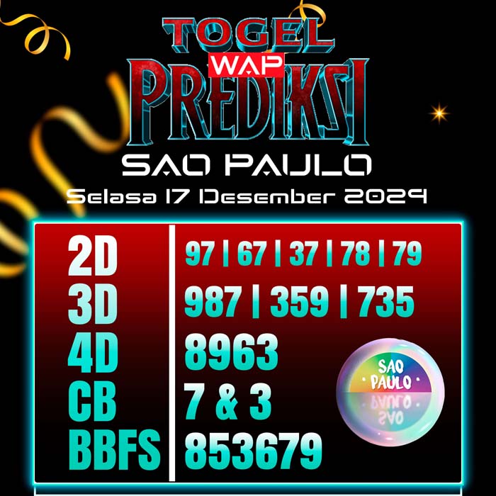 PREDIKSI TOGEL SAO PAULO